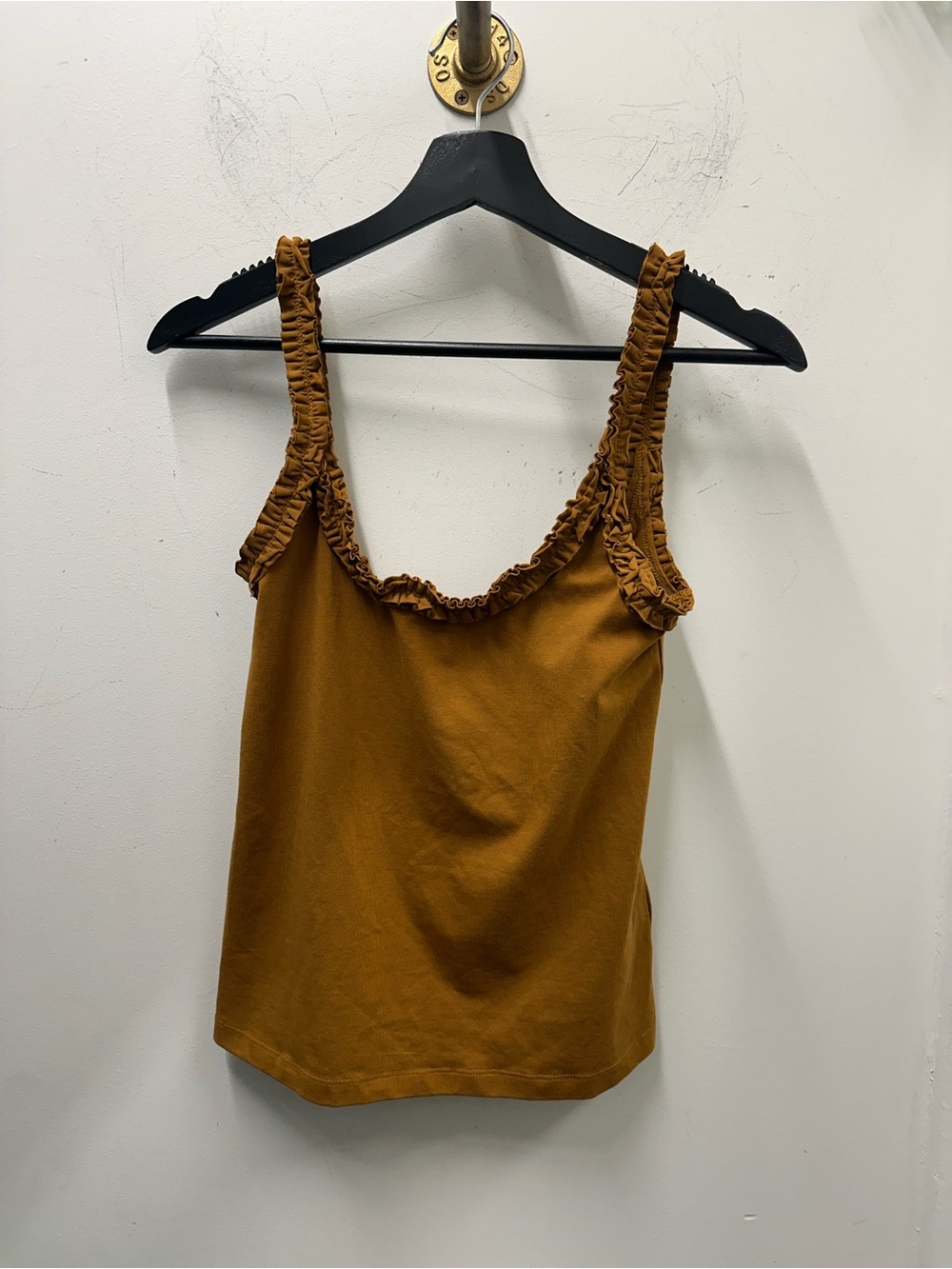 7 For All Mankind Ruffle Trim Tank - Picture 4 of 8